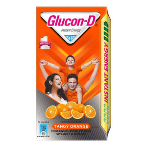 Glucon-D Instant Energy Health Drink - Tangy Orange - Distacart