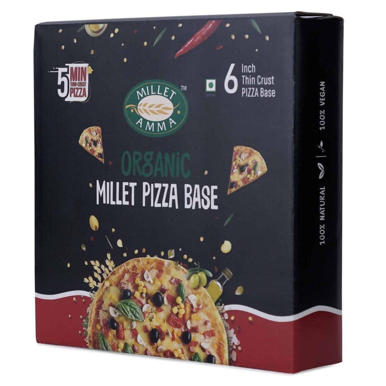 Millet Amma Organic Millet Pizza Base - Distacart