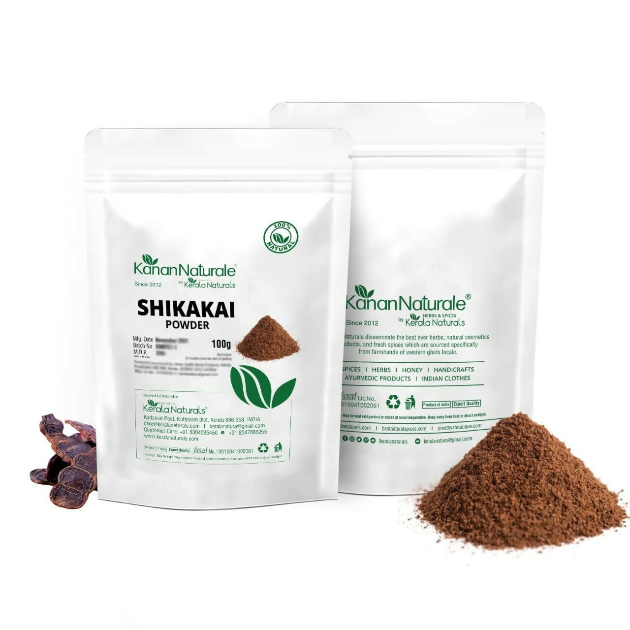 Kerala Naturals Shikakai Powder - Distacart