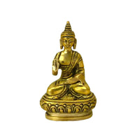 Thumbnail for Tamas Brass Buddha Idol Decorative Showpiece (Golden) - Distacart