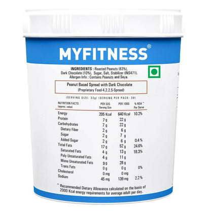 Myfitness Chocolate Peanut Butter Smooth - Distacart