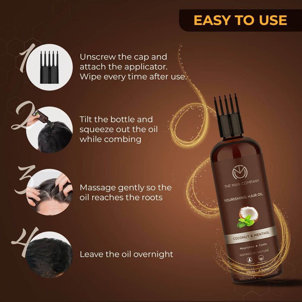 The Man Company Nourishing Hair Oil - Distacart
