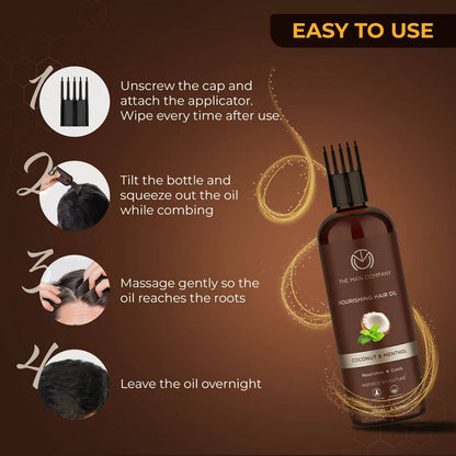 The Man Company Nourishing Hair Oil - Distacart