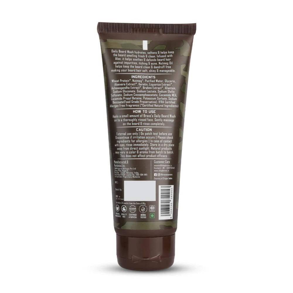 Brave Essentials Daily Beard Wash - Distacart