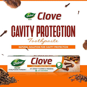 Dabur Herb'l Clove - Cavity Protection Toothpaste uses
