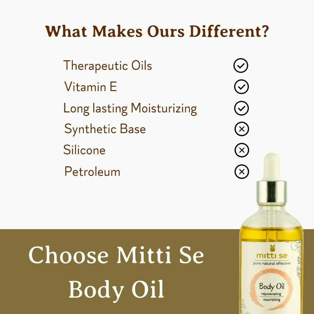 Mitti Se Rejuvenating Nourishing Body Oil - Distacart