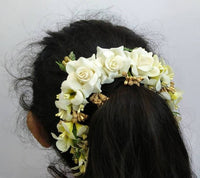 Thumbnail for White Bridal Flower Hair Accessories