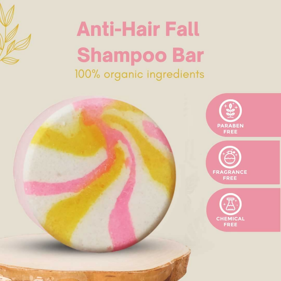 The Wellness Shop Anti Hairfall Shampoo Bar With Ginkgo Biloba And Shatavari - Distacart