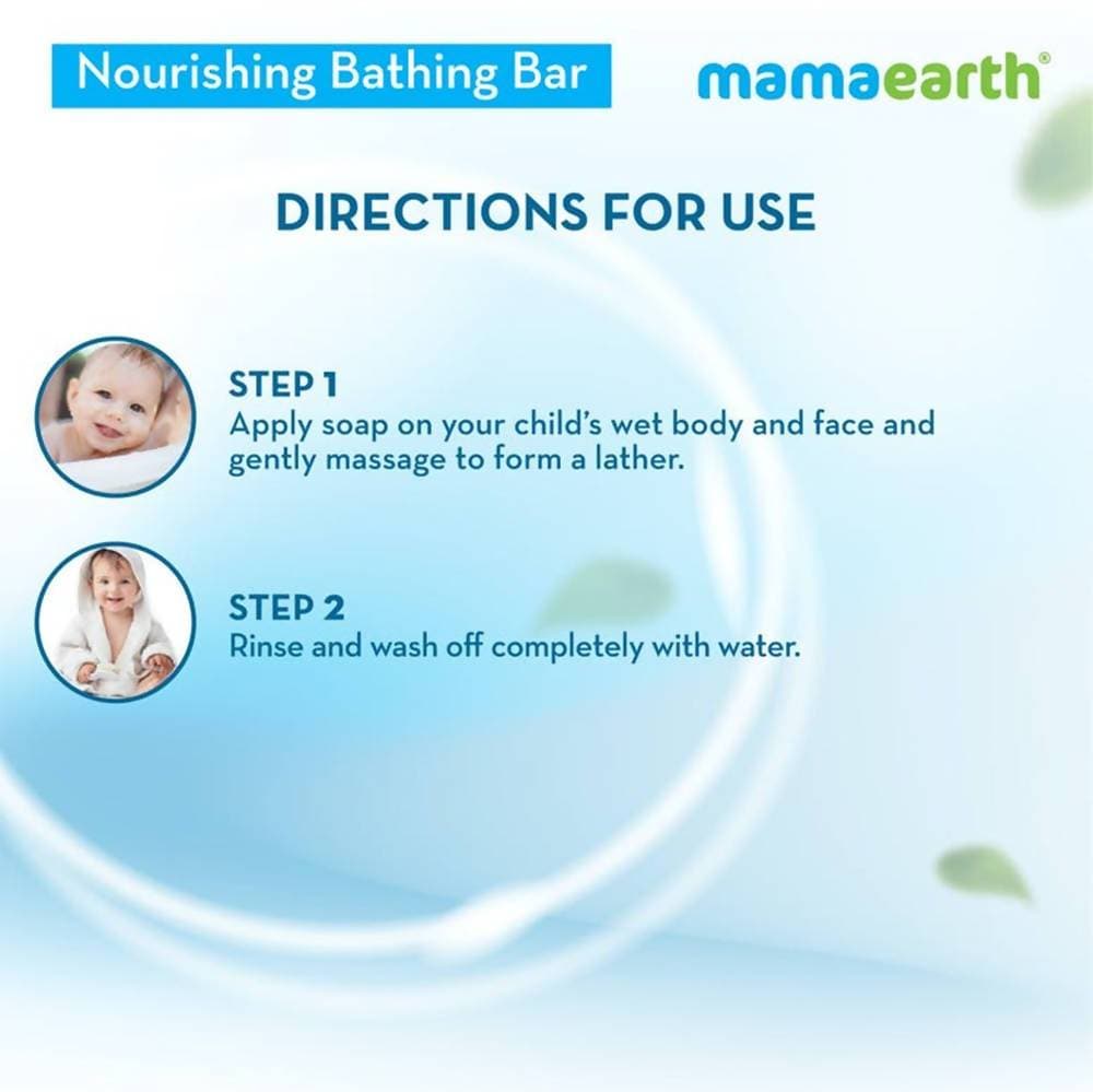 Mamaearth Nourishing Bathing Bar Soap For Kids – ( Pack of 5)