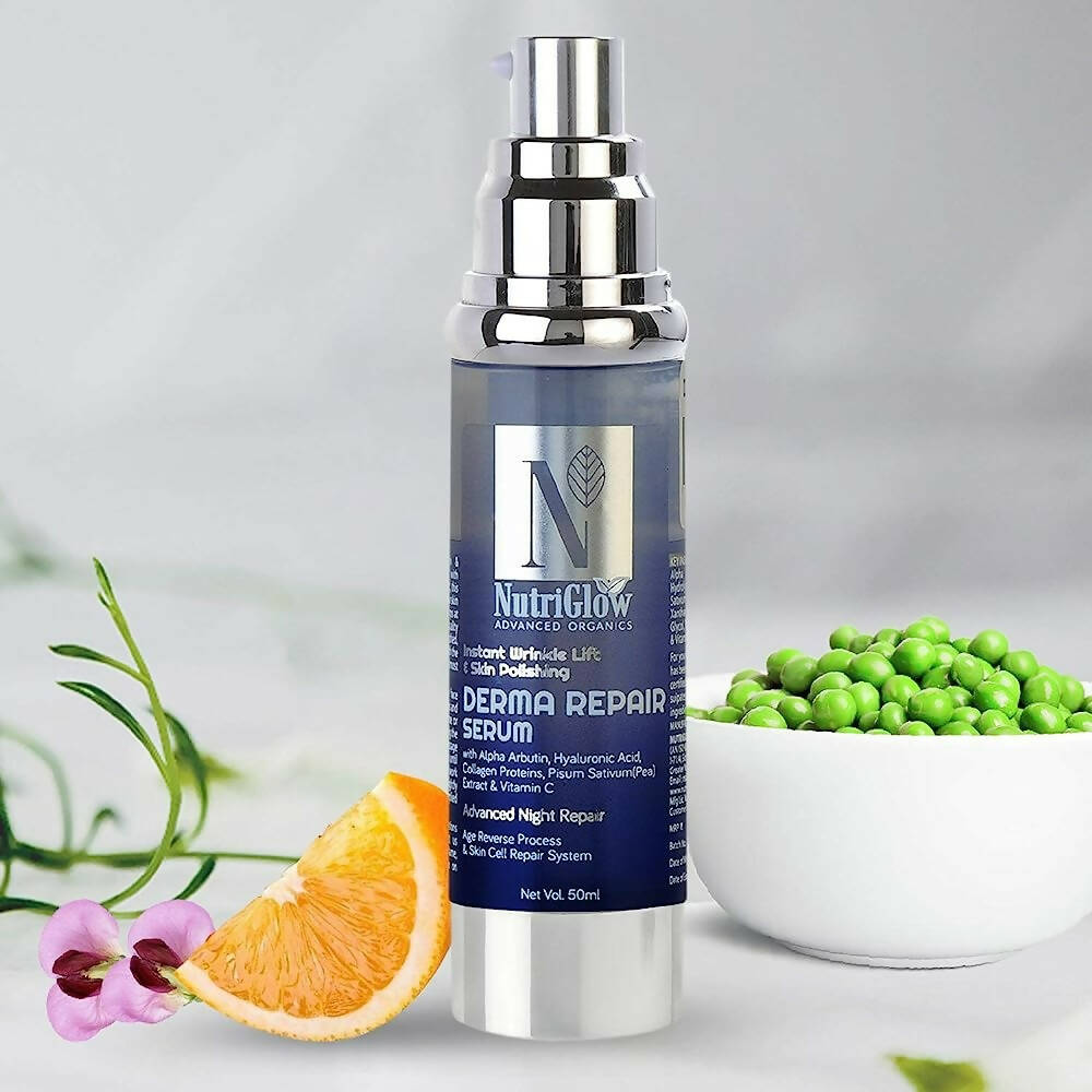 NutriGlow Advanced Organics Instant Wrinkle Lift & Skin Polishing Derma Repair Face Serum - Distacart