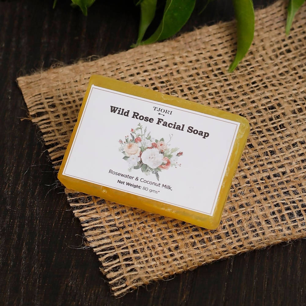 Tjori Wild Rose Facial Soap