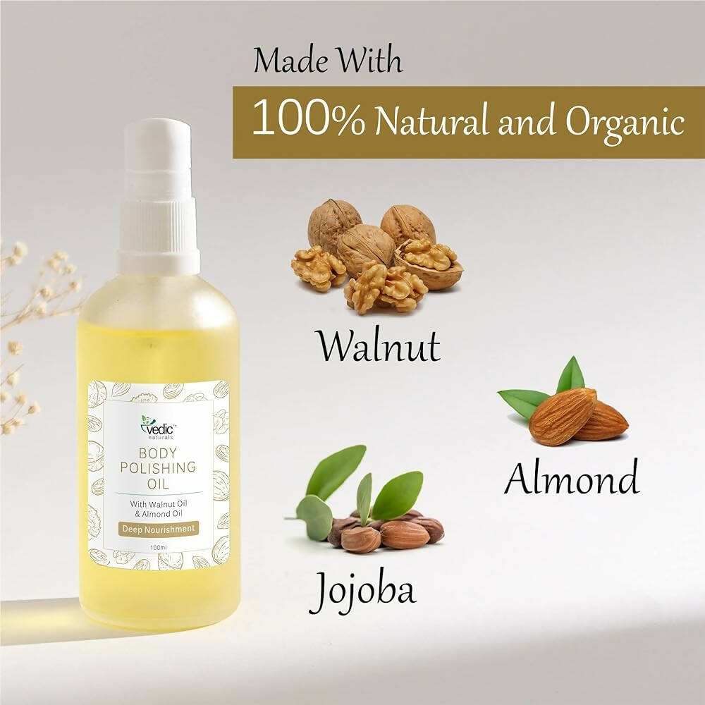 Vedic Naturals Body Polishing Oil - Distacart