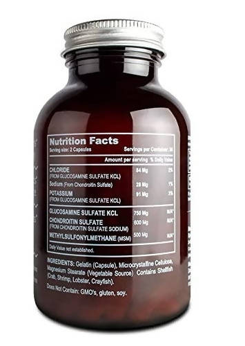 The Vitamin Company Glucosamine Chondroitin Msm With Optimsm Capsules - Distacart