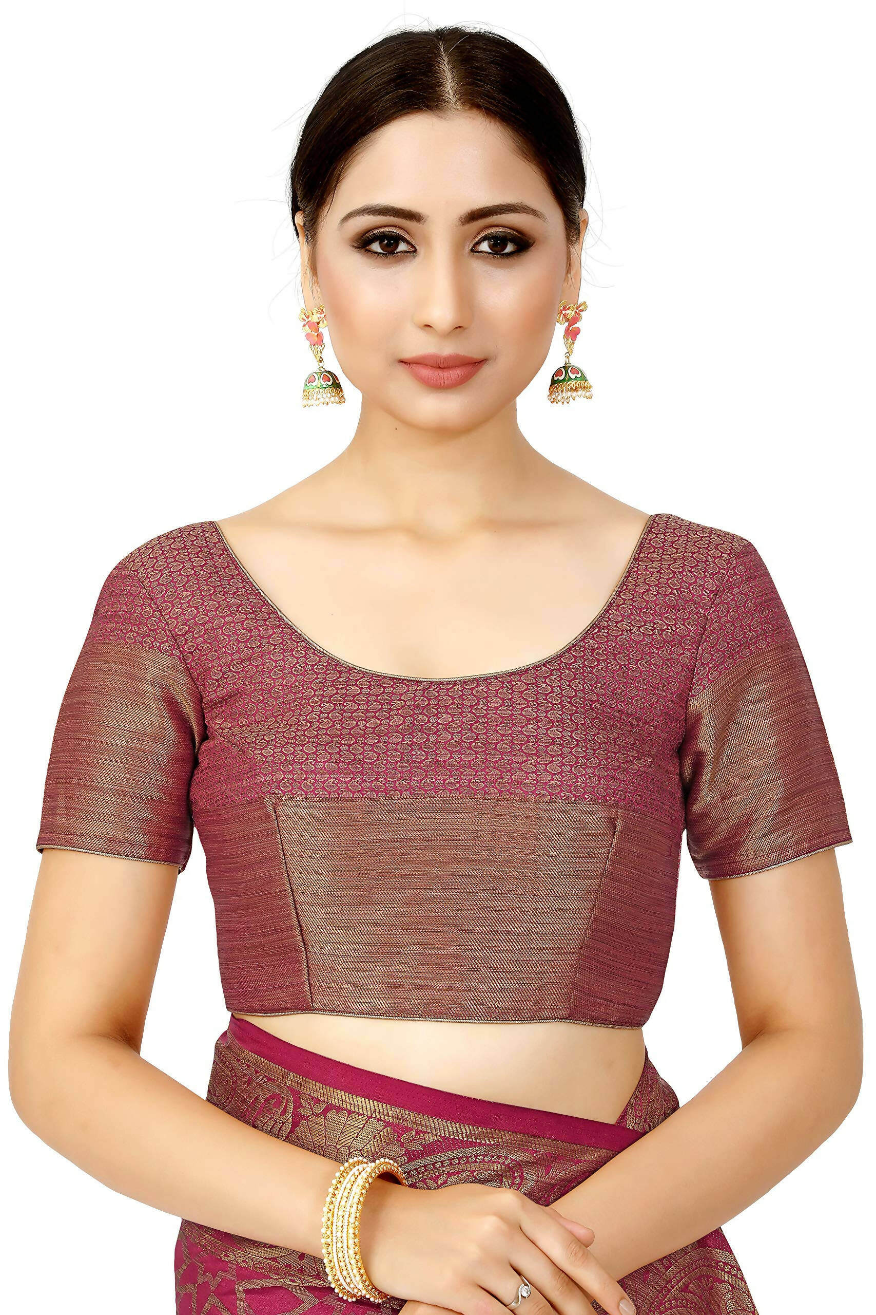 Mimosa Women's Pink Patola Art Silk Saree - Distacart