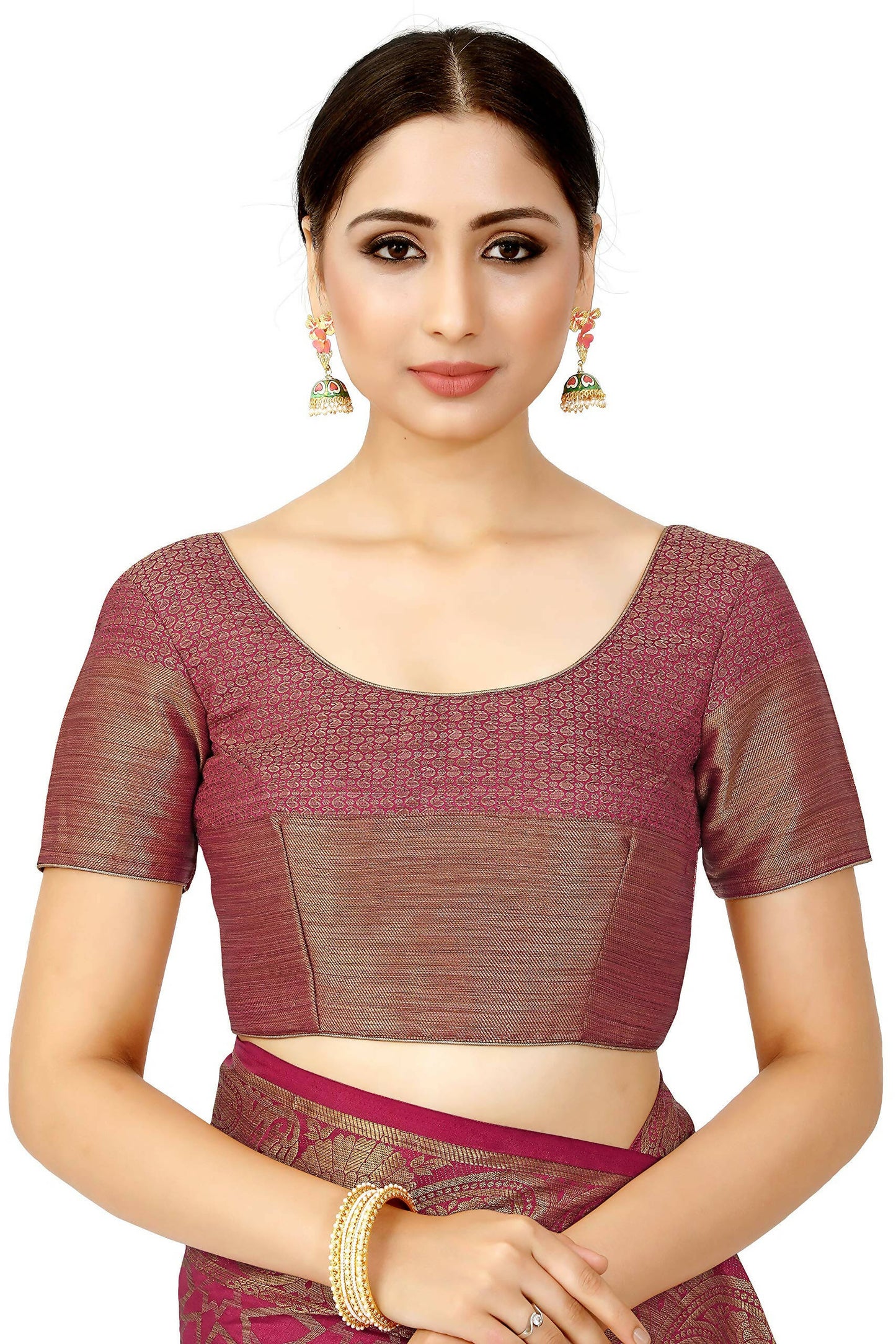 Mimosa Women's Pink Patola Art Silk Saree - Distacart