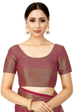 Thumbnail for Mimosa Women's Pink Patola Art Silk Saree - Distacart