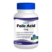 Thumbnail for Healthvit Folic Acid 5mg Tablets for Folic acid - Distacart