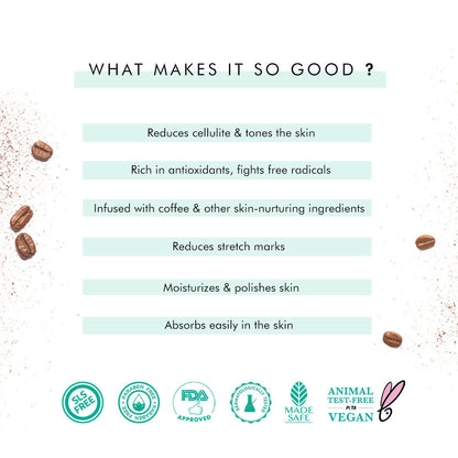 mCaffeine Raw Coffee Body Polishing Oil - Distacart