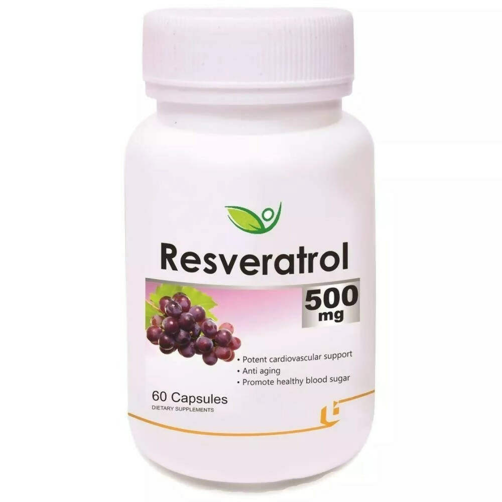 Biotrex Resveratrol 500Mg Capsules - Distacart