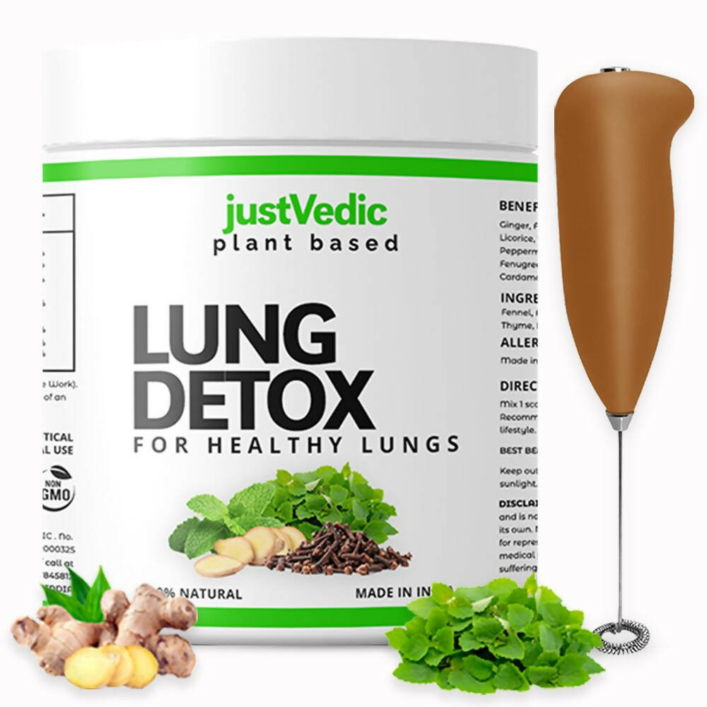 Just Vedic Lung Detox Drink Mix - Distacart