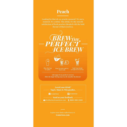 TE-A-ME Chill Peach Tea Bags - Distacart