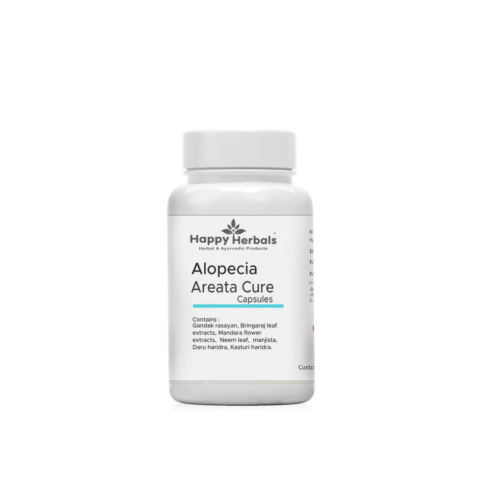 Happy Herbals Aloepecia Cure Capsules - Distacart