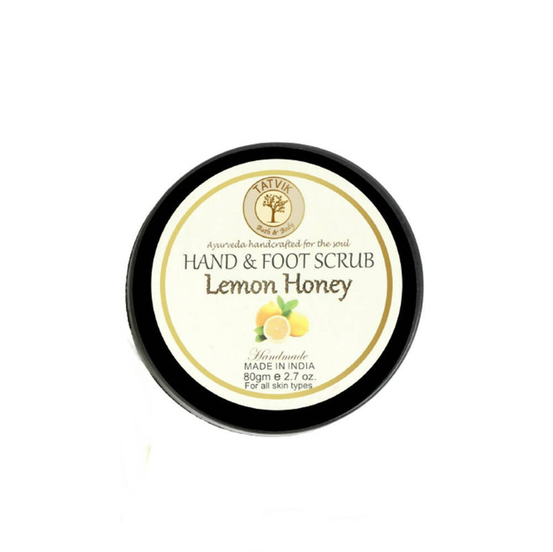 Tatvik Ayurveda Hand &amp; Foot Scrub- Lemon Honey - Distacart