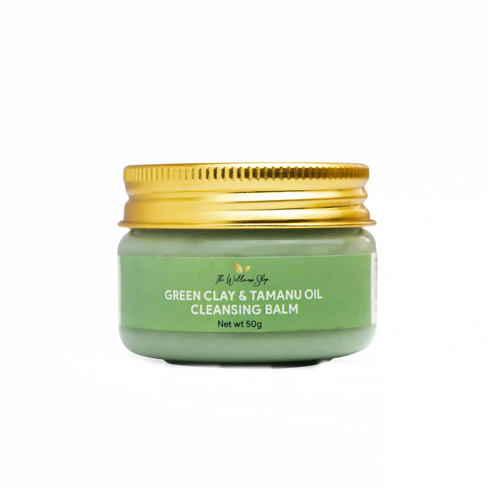 The Wellness Shop Green Clay And Tamanu Oil Cleansing Balm