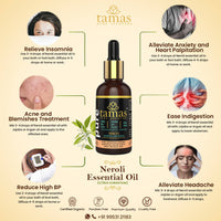 Thumbnail for Tamas Pure Ayurveda 100% Organic Neroli Essential Oil-USDA Certified Organic - Distacart