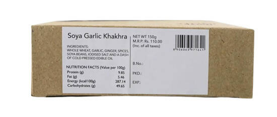 Home D'elite Soya Garlic Khakhra - Distacart