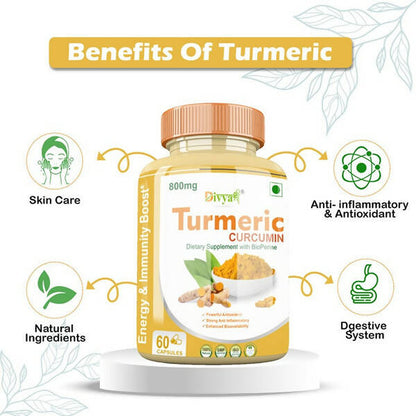 Divya Shree Turmeric Curcumin Capsules - Distacart