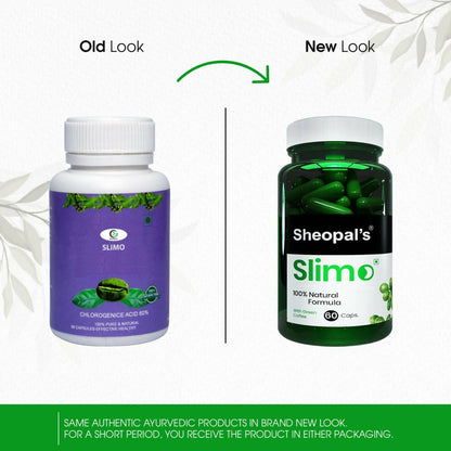 Sheopal's Slimo Pure & Natural Green Coffee Extract Capsules - Distacart