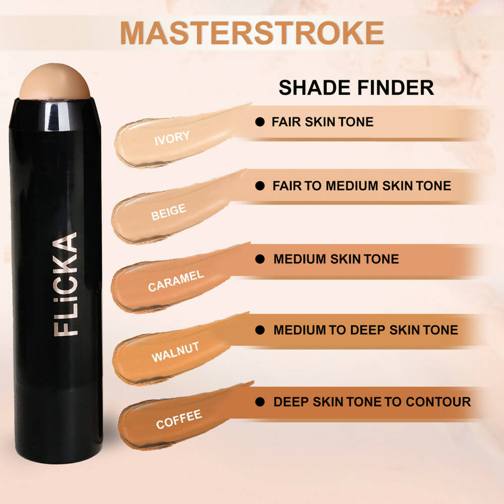 Flicka Masterstroke Makeupstick - Caramel - Distacart
