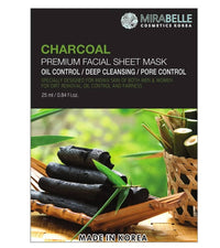 Thumbnail for Mirabelle Korea Charcoal Premium Facial Sheet Mask - Distacart