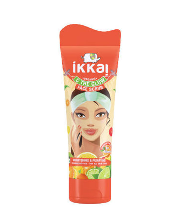 Ikkai Organic C The Glow Face Scrub Brightening & Purifying - Distacart