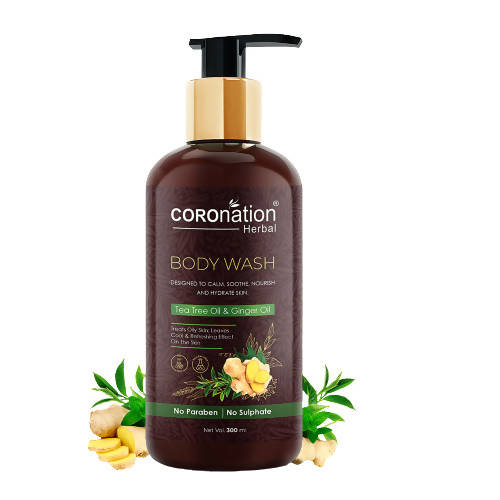 Coronation Herbal Tea Tree Oil & Ginger Oil Body Wash - Distacart