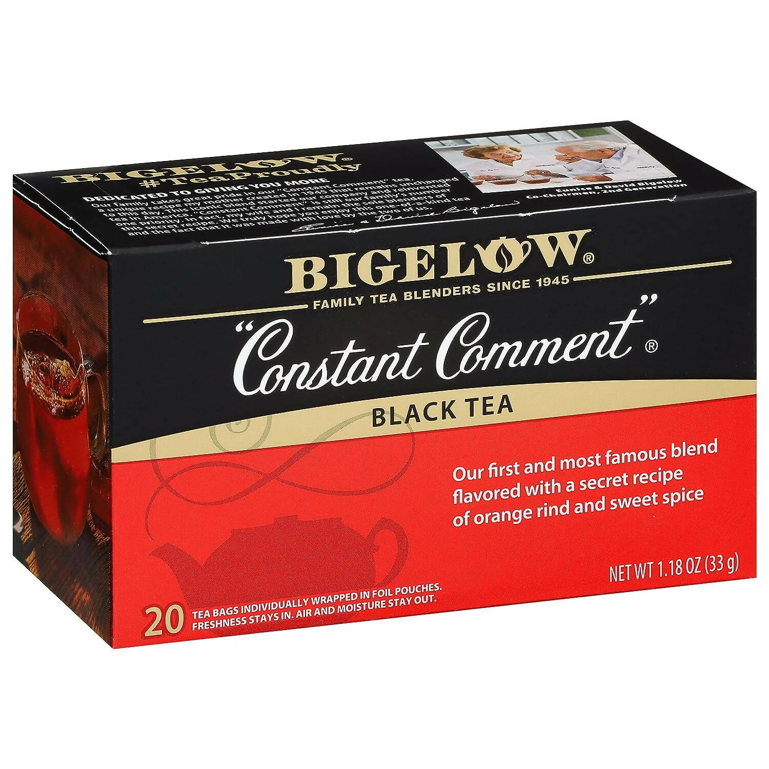 Bigelow Tea Constant Comment Black Tea Freshness & Aroma Caffeinated - Distacart