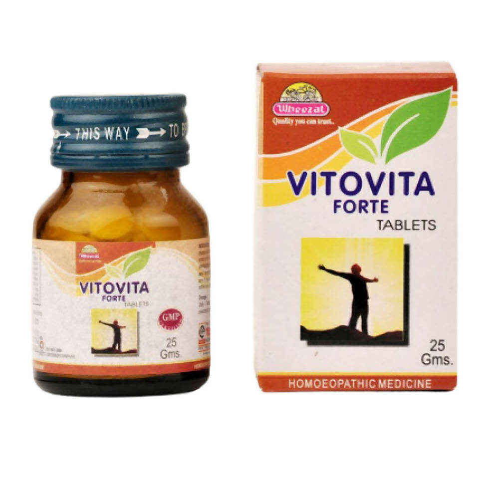 Wheezal Homeopathy Vitovita Forte Tablets - Distacart