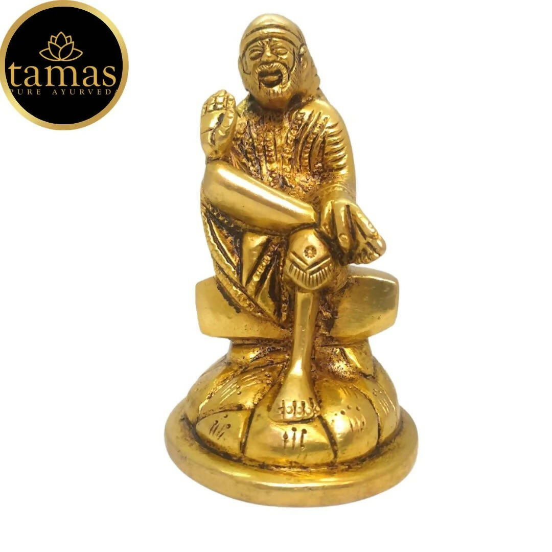 Tamas Brass Handmade Shirdi Sai Baba (Golden) - Distacart