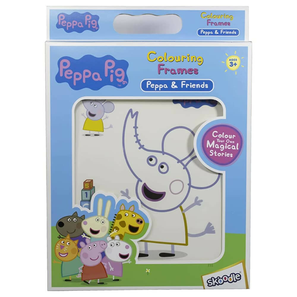 Skoodle Peppa & Friends Coloring Frames - Distacart