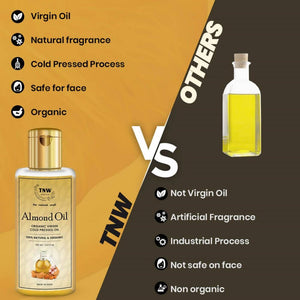The Natural Wash organic Virgin Almond Oil