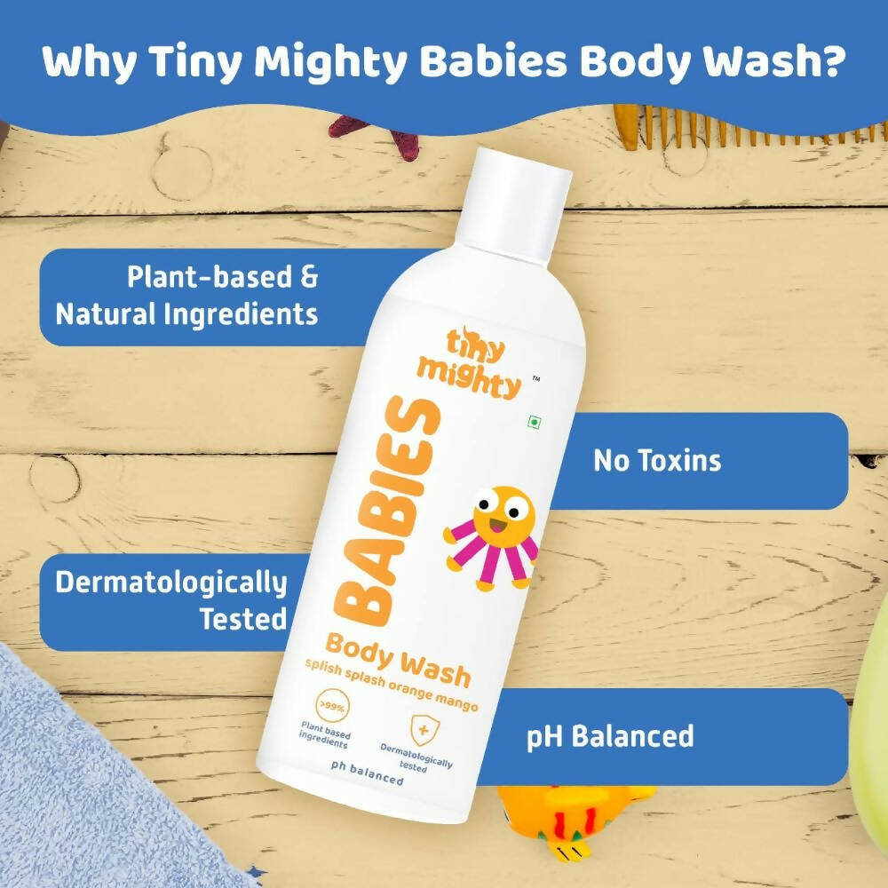 Tiny Mighty Baby Body Wash And Body Lotion Combo - Distacart