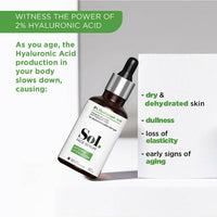 Thumbnail for The Man Company Sol. 2% Hyaluronic Acid Intense Hydration Face Serum - Distacart