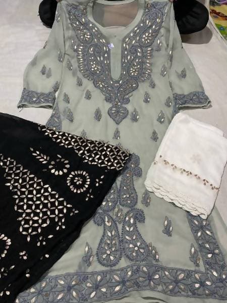 Arfa Fashion House New Collection Of Chikankari Gota Patti Lovers - Distacart