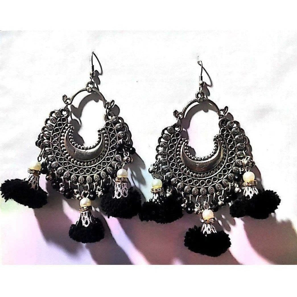 Muskan Fancy Handmade Tassel Earrings