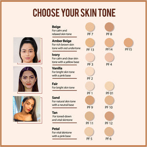 Colorbar 24Hrs Wear Weightless Powder Foundation Pf 6 - Distacart