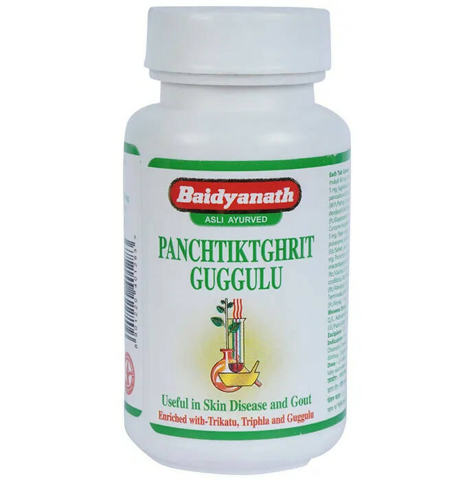 Baidyanath Jhansi Panchtiktghrit Guggulu - Distacart