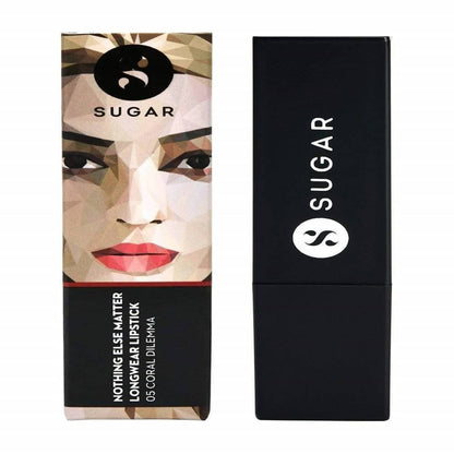 Sugar Nothing Else Matter Longwear Lipstick - right Orange Red