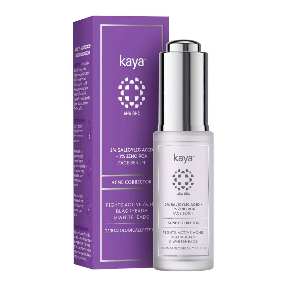 Kaya 2% Salicylic Acid + 1% Zinc PCA Face Serum - Distacart