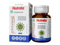 Thumbnail for Patanjali Nutrela Vitamin D-2K Chewable Tablet - Vanilla Flavor